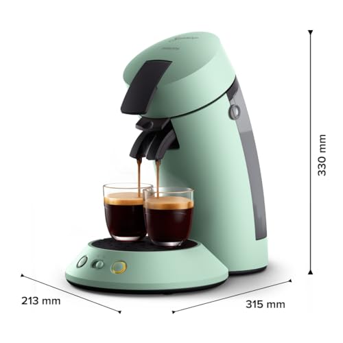 Machine à café dosette Senseo Original Plus vert désert – réf. CSA210/80