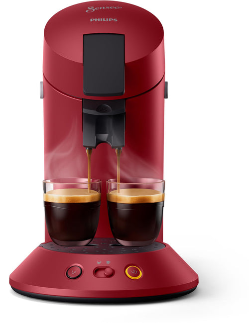 Cafetière à dosettes Senseo rouge (CSA210/91) – crème fine et intense