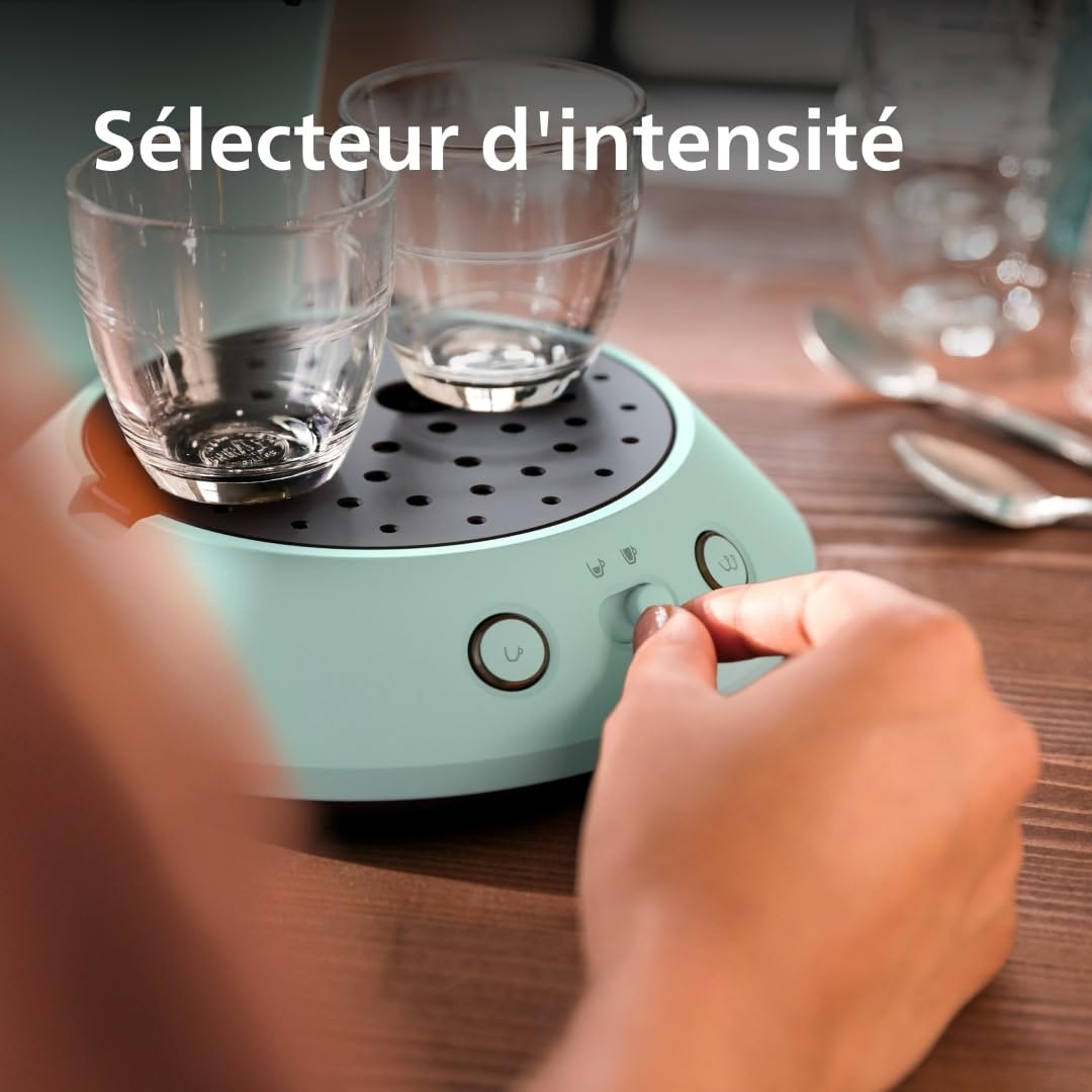 Machine à café dosette Senseo Original Plus vert désert – réf. CSA210/80