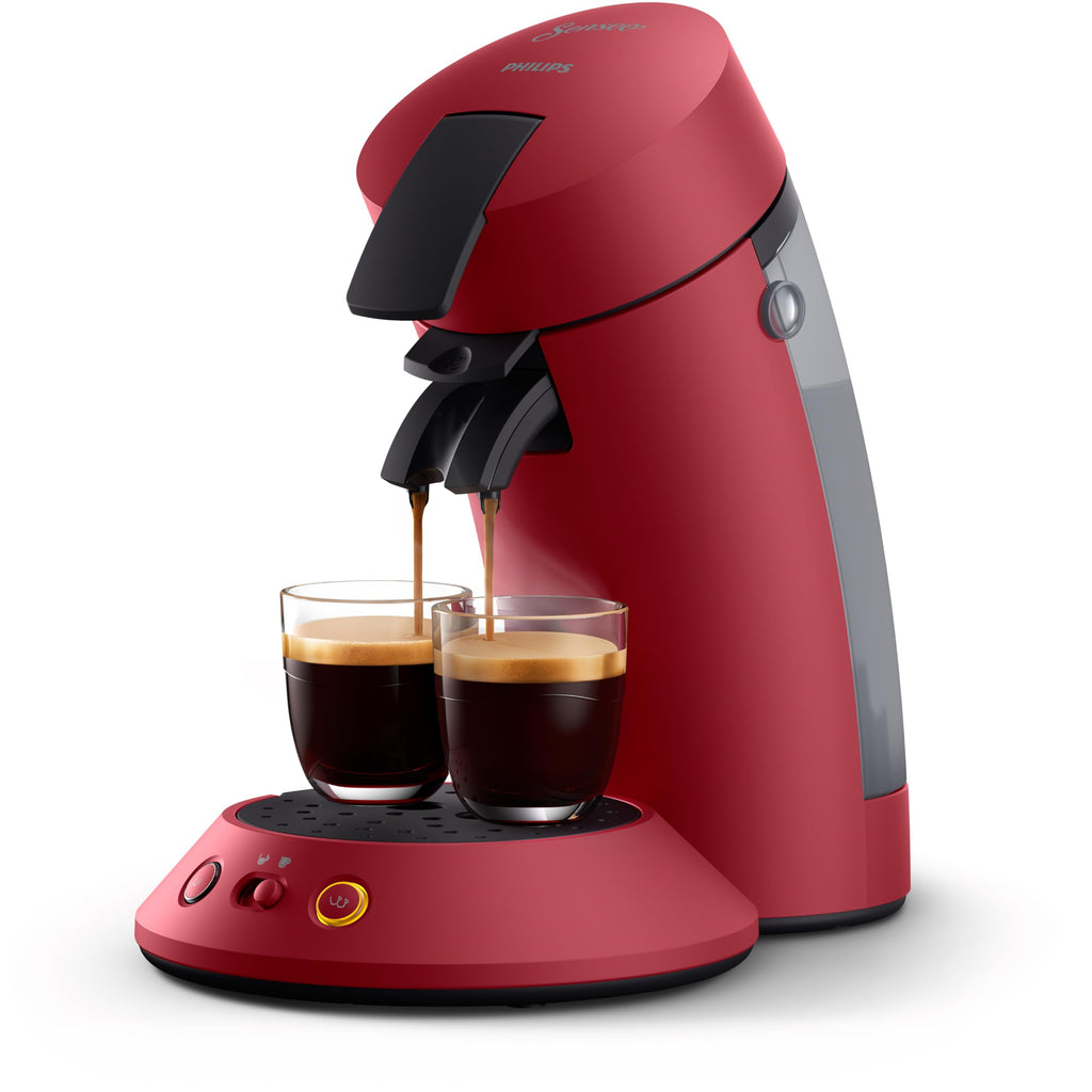 Cafetière à dosettes Senseo rouge (CSA210/91) – crème fine et intense
