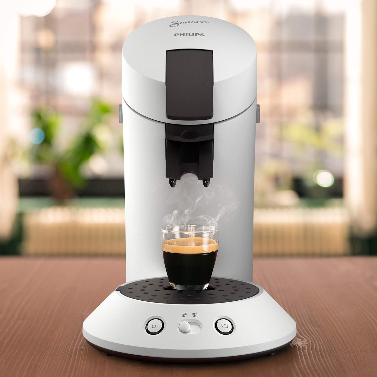 Senseo Original Plus blanche CSA210/11 – café dosette 1 ou 2 tasses