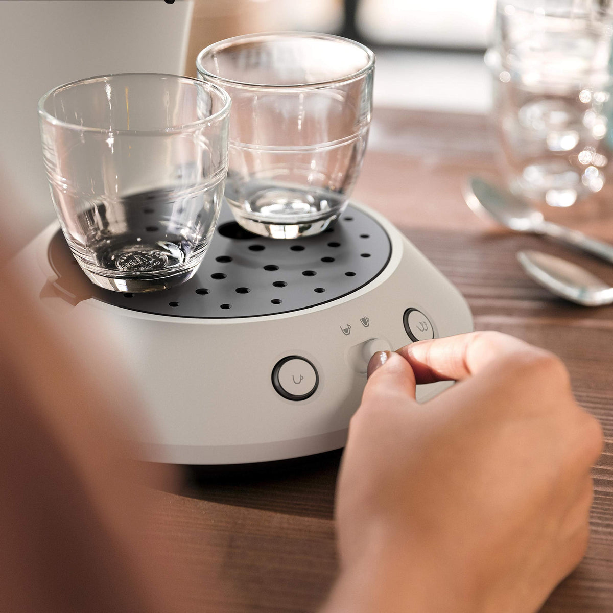 Senseo Original Plus blanche CSA210/11 – café dosette 1 ou 2 tasses